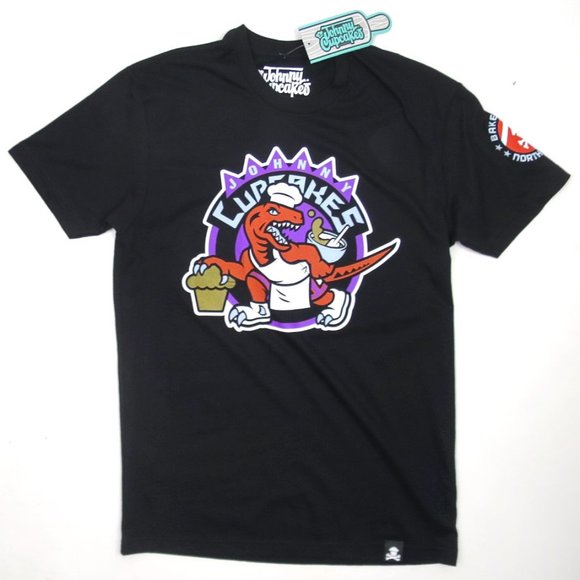 Rare Johnny Cupcakes Raptors Championship Tee Size S - Picture 1 of 8